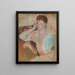 Clarisse - Mary Cassatt — gerahmtes Bild an der Wand
