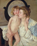 Mutter und Kind Der ovale Spiegel - Mary Cassatt — Ansicht des Kunstwerks