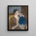 Der Gute-Nacht-Kuss der Mütter - Mary Cassatt — gerahmtes Bild an der Wand