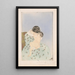 Baiser de la mère - Mary Cassatt — gerahmtes Bild an der Wand