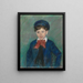 Portrait von Charles Dikran Kelekian im Alter von acht Jahren - Mary Cassatt — gerahmtes Bild an der Wand