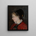 Portrait von Madame Sisley - Mary Cassatt — gerahmtes Bild an der Wand