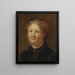Portrait von Frau Cortier - Mary Cassatt — gerahmtes Bild an der Wand