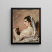 Römerisches Mädchen - Mary Cassatt — gerahmtes Bild an der Wand