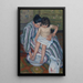 Das Bad des Kindes - Mary Cassatt — gerahmtes Bild an der Wand