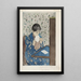 La Lettre - Mary Cassatt — gerahmtes Bild an der Wand