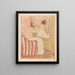 La coiffure - Mary Cassatt — gerahmtes Bild an der Wand