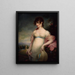 Eine junge Frau - Mary Green — gerahmtes Bild an der Wand
