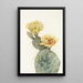 Missouri Feigenbaum Gemälde Opuntia polyacantha - Mary Vaux Walcott — gerahmtes Bild an der Wand