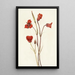 Mariposa écarlate Calochortus kennedyi - Mary Vaux Walcott — gerahmtes Bild an der Wand