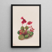 Schizocodon soldanelloides - Mary Vaux Walcott — gerahmtes Bild an der Wand
