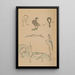 Choju ryakugashiki Pl22 - Masayoshi Kitao — gerahmtes Bild an der Wand