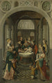 Panneau de retable avec Circoncision du Christ au verso Résurrection du Christ - Maître d'Alkmaar — Ansicht des Kunstwerks