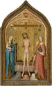 Mann der Schmerzen mit der Jungfrau und der heiligen Katharina von Alexandria - Meister der heiligen Veronika — Ansicht des Kunstwerks