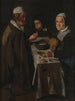 mageres Essen - Meister der Blue Jeans — Ansicht des Kunstwerks