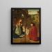 Geburt Christi - Meister des Brunswick-Diptych — gerahmtes Bild an der Wand