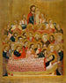 Dormition de la Vierge - Maître de la Madone Cini — Ansicht des Kunstwerks