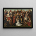Die Familie der Heiligen Anna - Meister der Familie der Heiligen Anna — gerahmtes Bild an der Wand