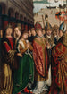 Saint Rombaut nimmt Abschied von seinen Eltern - Meister der Jugend von Saint Rombaut — Ansicht des Kunstwerks