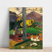 Reproduktion des Gemäldes Mata Mua (In alten Zeiten) - Paul Gauguin