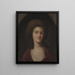 Portrait von Maria Wyżewska geborene Tremon - Mateusz Tokarski — gerahmtes Bild an der Wand