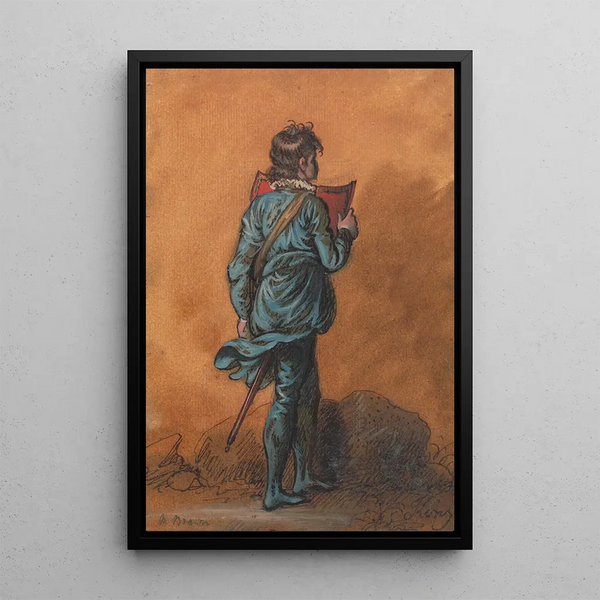 Mather Brown - A Page Boy in Blue with a Red Shield.webp