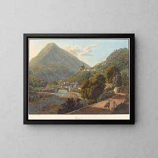 Villa - Mathias Gabriel Lory — gerahmtes Bild an der Wand