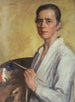 Selbstporträt - Mathilde Battenberg — Ansicht des Kunstwerks