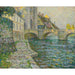 Reproduktion des Gemäldes Morgen Graues Gemälde, Moret - Henri Le Sidaner