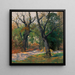 Morgenstimmung im Herbst - Adolf Kaufmann — gerahmtes Bild an der Wand