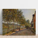 Reproduktion des Gemäldes Morgenstimmung im Juni in Saint-Mammès - Alfred Sisley