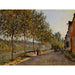 Reproduktion des Gemäldes Morgenstimmung im Juni in Saint-Mammès - Alfred Sisley