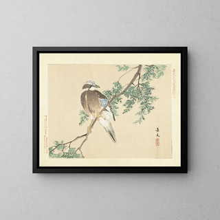 Matsumura Keibun - Eurasian jay.webp