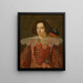 Portrait de Maria Caterina Farnese, duchesse de Modène - Matteo Loves — gerahmtes Bild an der Wand