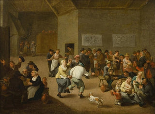 Vergnügung in der Herberge - Mattheus van Helmont — Ansicht des Kunstwerks