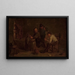 Szene in einer Taverne - Mattheus van Helmont — gerahmtes Bild an der Wand
