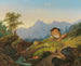 Landschaft mit Bergwanderern - Matthias Rudolf Toma — Ansicht des Kunstwerks