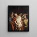 Voici l'homme - Matthias Stom — gerahmtes Bild an der Wand