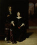 Portrait einer Frau und eines Mannes in einem Interieur - Matthias Wulfraet — Ansicht des Kunstwerks
