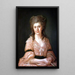 Cecilie von Brockes - Matthias von der Hude — gerahmtes Bild an der Wand