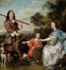 Matthijs Pompe van Slingelandt und seine Familie - Jan Mijtens — Ansicht des Kunstwerks
