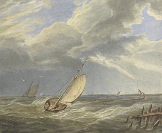 Matthijs Maris - Zeegezicht after Johannes Christiaan Schotel.webp