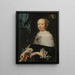 Portrait von Marie-Anne Cousebant - Matthijs Naiveu — gerahmtes Bild an der Wand