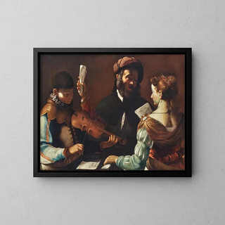 Mattia Preti - Concertino With A Violin Player.webp