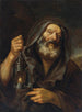 Diogène mit Laterne auf der Suche nach einem ehrlichen Mann - Mattia Preti — Ansicht des Kunstwerks