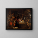 L'Adoration des bergers - Mattia Preti — gerahmtes Bild an der Wand