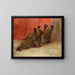 Portrait von zwei Skye-Terriern - Maud Earl — gerahmtes Bild an der Wand
