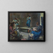 Das Modell - Maud Sherwood — gerahmtes Bild an der Wand