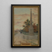 L'Obélisque - Maurice Chabas — gerahmtes Bild an der Wand