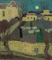 Trocknen der Wäsche oder Mondaufgang im Priorat - Maurice Denis — Ansicht des Kunstwerks